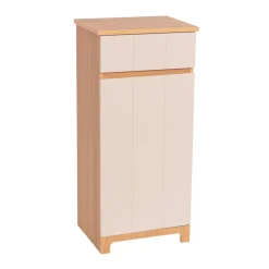 Mobiletto basso bagno in legno (83 x 38 cm) Rivoli Naturale