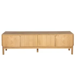 Mobile TV 4 ante in rovere (180 x 55 cm) Tulum Naturale
