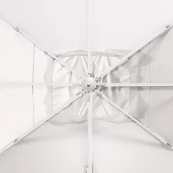 Ombrellone rettangolare alluminio (4 x 3m) Yucatan Bianco