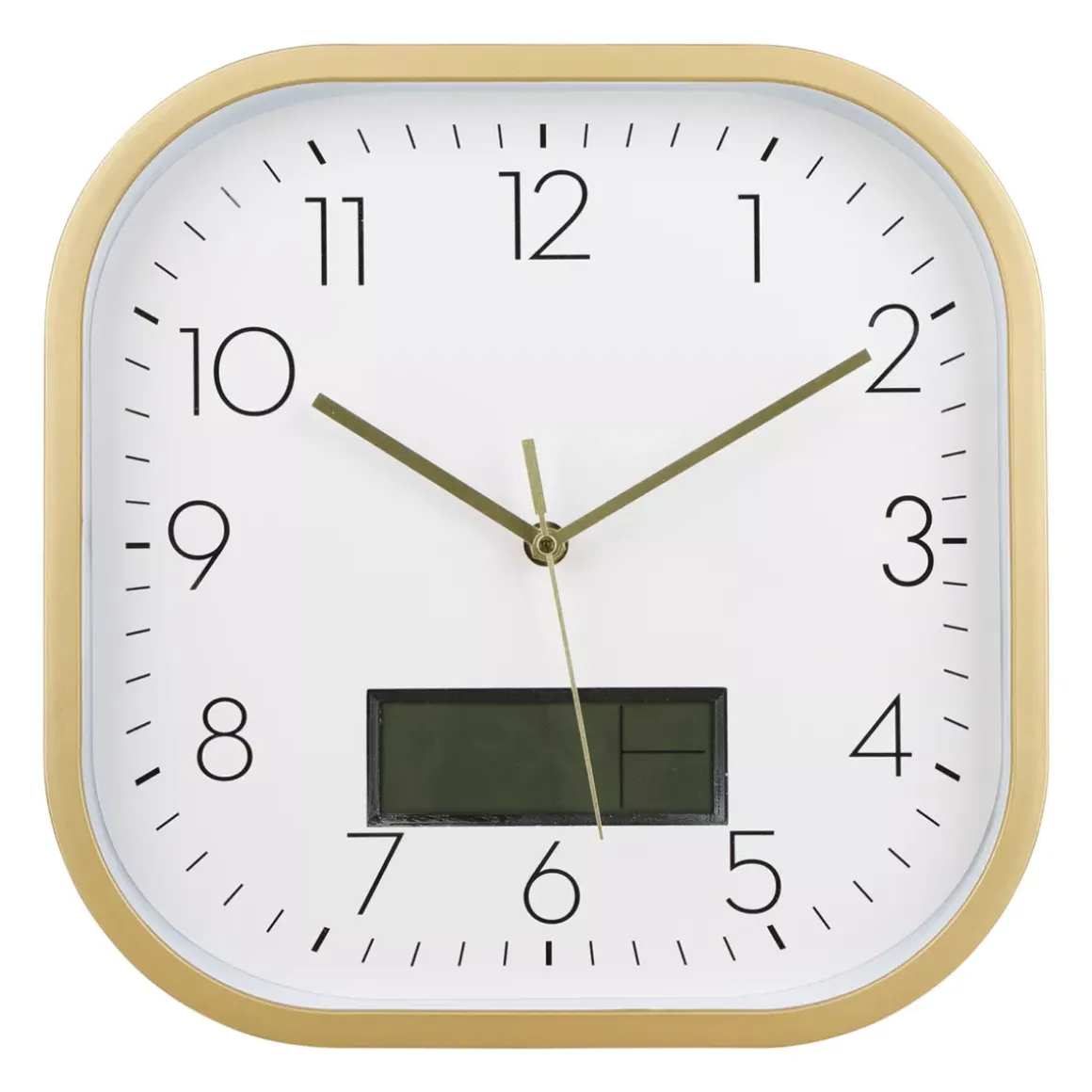 Orologio da parete digitale in plastica (30 cm) Timy Oro