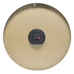 Orologio da parete rotondo in metallo (55 cm) Torino Crema
