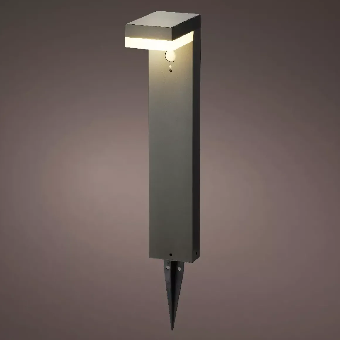Paletto da giardino solare 40 LED 600 lumen (H50 cm) Elite Grigio antracite