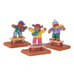 Personaggi Lemax Pan di zenzero su skateboard