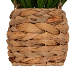 Pianta artificiale da appendere vaso intrecciato (H27 cm) Moda Costa