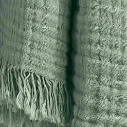 New Piazzale di cotone Gaia Plaid E Teli Copritutto|Copriletti, Trapuntine E Runner Letto