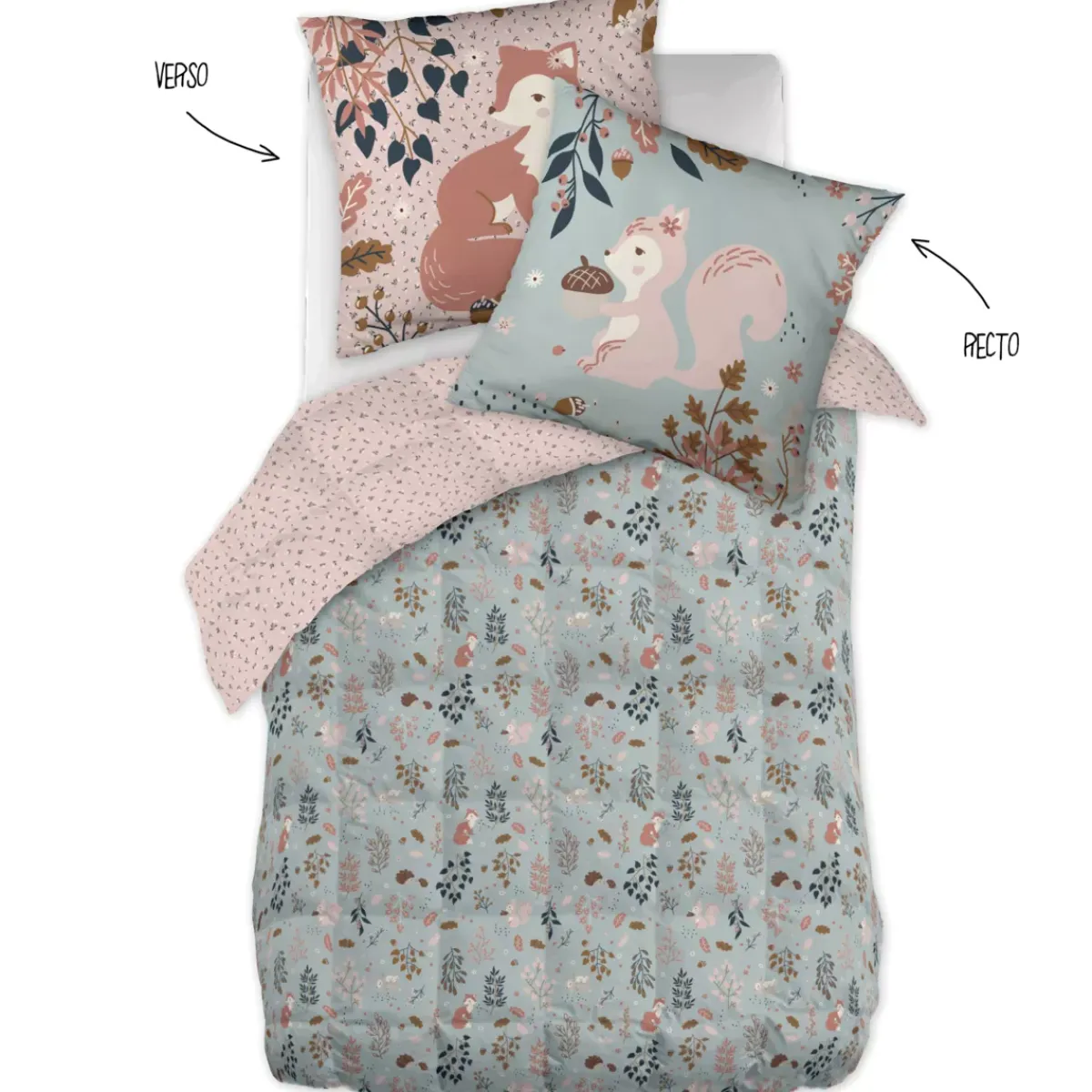 Sale Piumino stampato per bambini e la sua federa (140 x 200 cm) Tamia Biancheria Da Letto Bambini