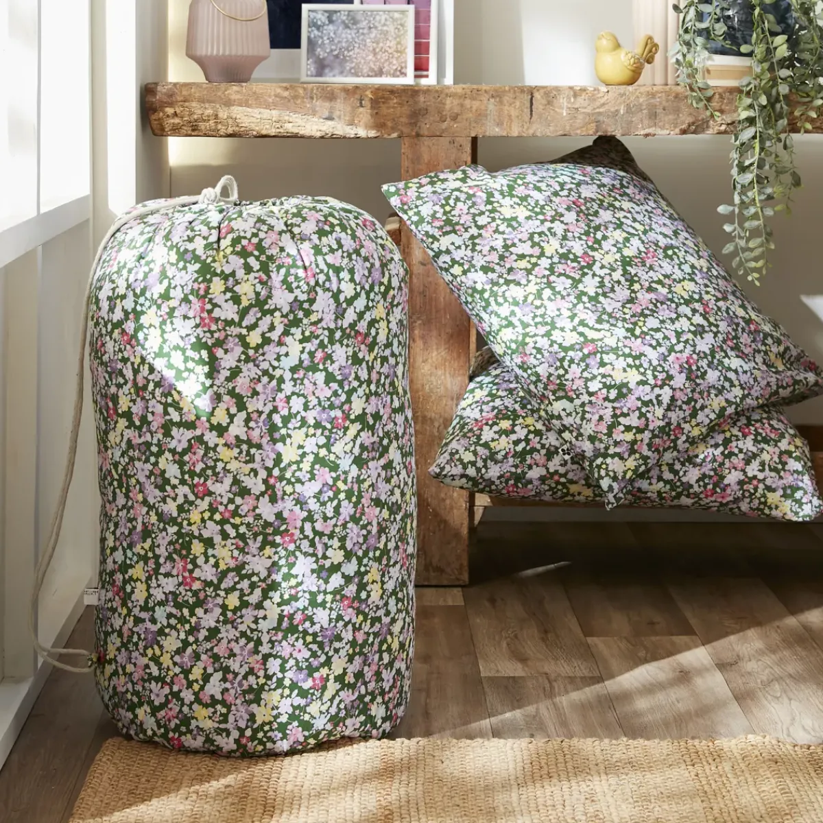 Online Piumino stampato temperato (140 x 200 cm) e una federa in cotone Myosotis Piumini, Cuscini Letto, Cuscini A Rullo