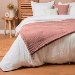 Outlet Piumone in lino lavato (90 x 200 cm) Louise Copriletti, Trapuntine E Runner Letto