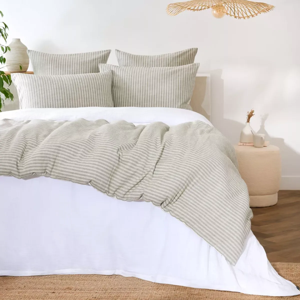 Sale Piumone reversibile in cotone testurizzato e percalle (90 x 220 cm) Alice Copriletti, Trapuntine E Runner Letto