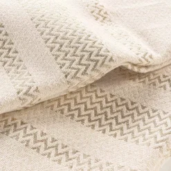 Plaid cotone (150 cm) Doreline Ecru
