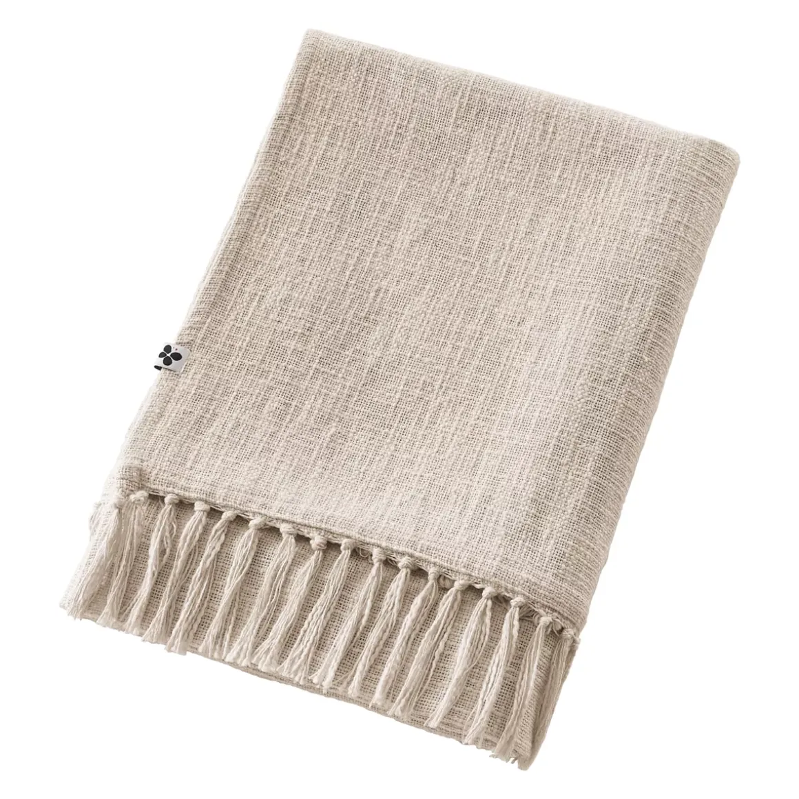 Plaid cotone (130 x 160 cm) Sixtine Beige
