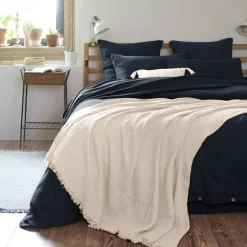 Discount Plaid garza di cotone (220 cm) Gaïa pampa Plaid E Teli Copritutto|Copriletti, Trapuntine E Runner Letto