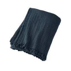 Sale Plaid garza di cotone (160 cm) Gaïa Plaid E Teli Copritutto|Copriletti, Trapuntine E Runner Letto