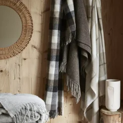 Online Plaid in lana (140 x 200 cm) Marius Plaid E Teli Copritutto|Copriletti, Trapuntine E Runner Letto