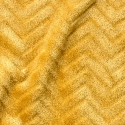 Plaid morbida di flanella (180 x 230 cm) Zag Giallo senape