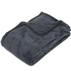 Plaid morbido (180 cm) Tendresse Antracite