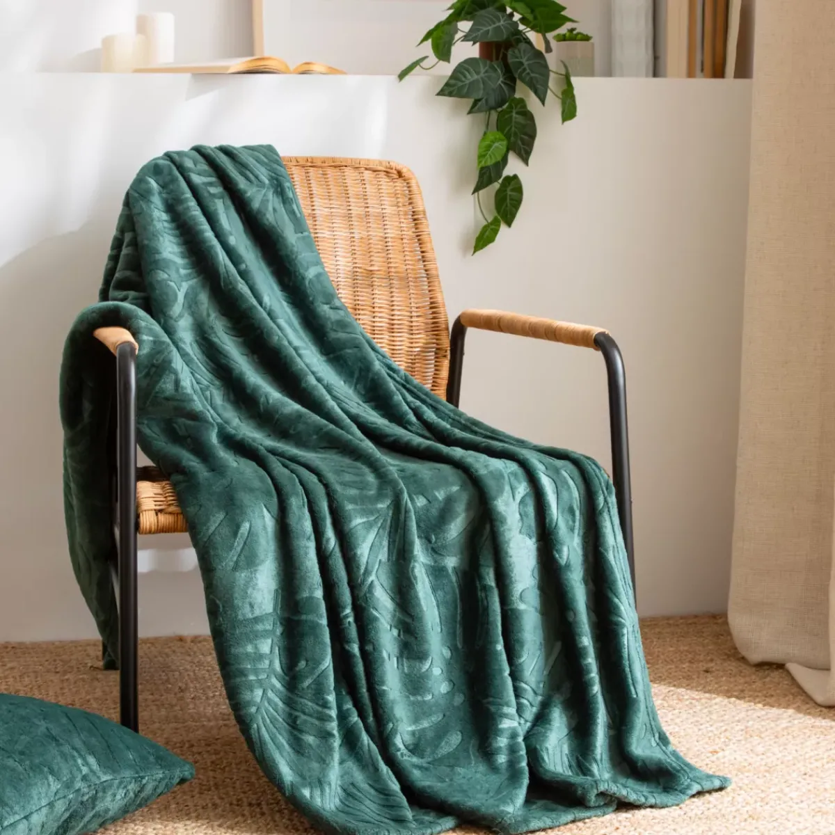Discount Plaid morbido flanella (130 x 180 cm) Flore Plaid E Teli Copritutto
