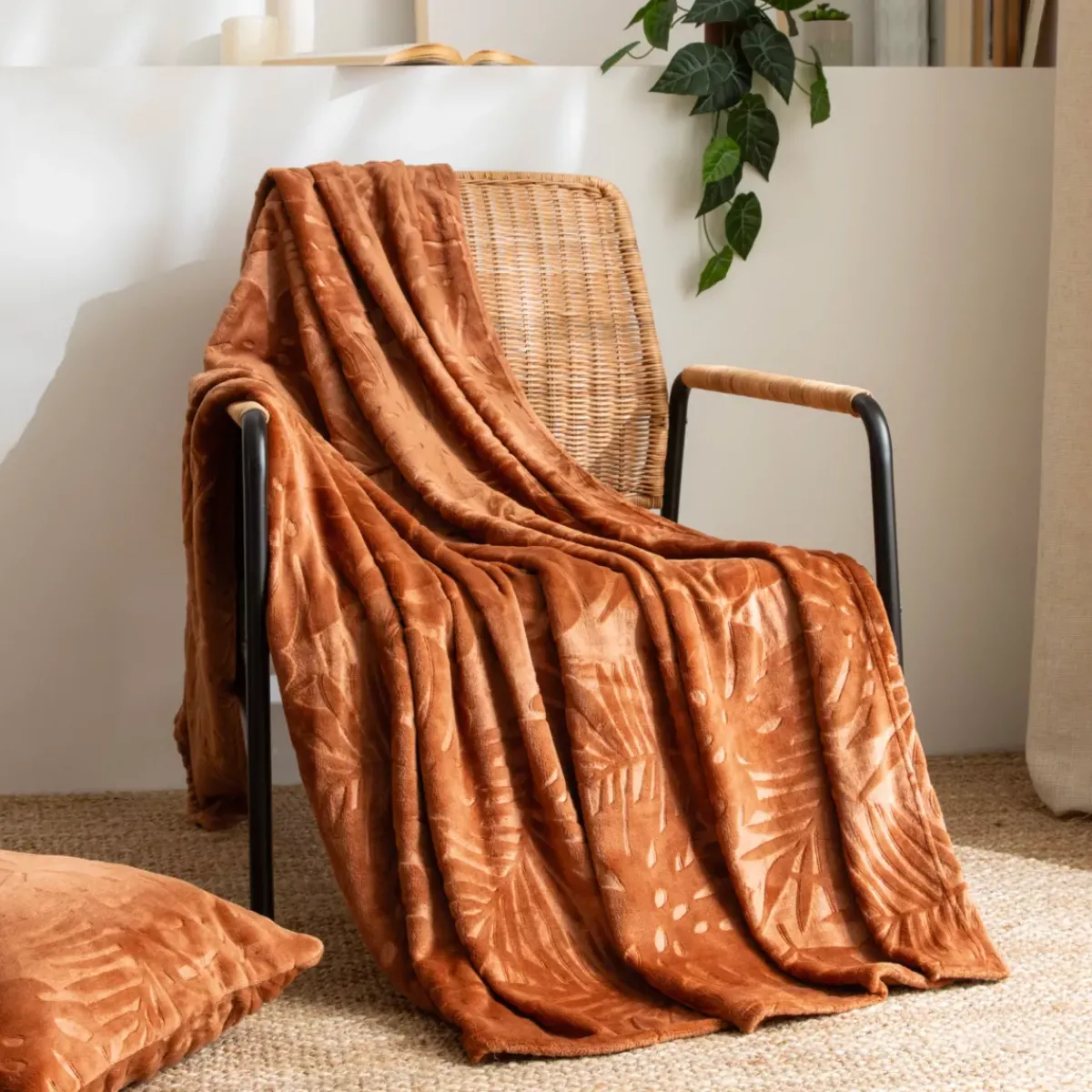 Hot Plaid morbido in flanella (130 x 180 cm) Flore Plaid E Teli Copritutto