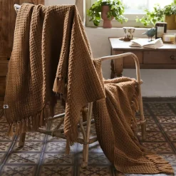 Outlet Plaid per divani in materiale riciclato (160 cm) Gabin Plaid E Teli Copritutto|Copriletti, Trapuntine E Runner Letto