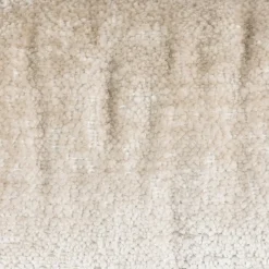 Poggiapiedi in tessuto testurizzato (H45,5 cm) Oblo Beige