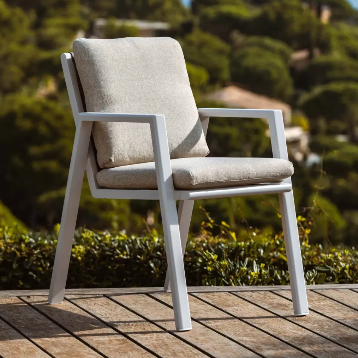Hot Poltrona da giardino alluminio Long Beach cenere Sedie Da Giardino