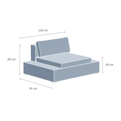 Clearance Poltrona da giardino in resina intrecciata Palma Grigio e antracite Poltrona Relax|Tavolini Da Giardino, Divani