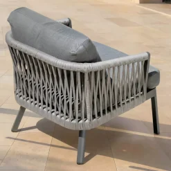 Sale Poltrona da giardino rilassante in alluminio Amalfi Grigio Poltrona Relax|Tavolini Da Giardino, Divani