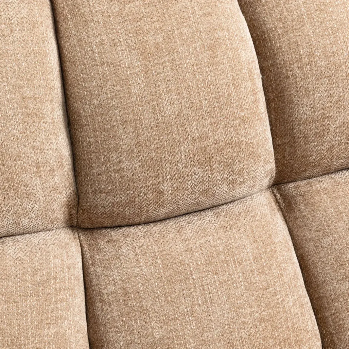 Poltrona girevole in tessuto (seduta 47 cm) Rezo Sabbia