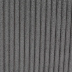 Poltrona girevole in velluto a coste (seduta 46 cm) Lomy Grigio