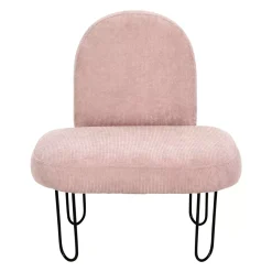 Poltroncina bambino velluto Augustin Rosa