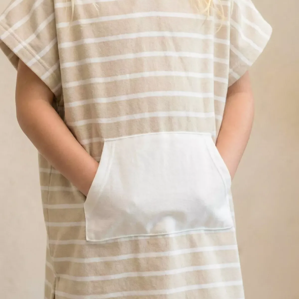 Poncho da bagno per bambini in cotone e spugna Nebbia Tessile Arredo Bimbi|Accappatoio