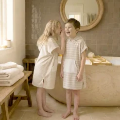 New Poncho da bagno per bambini in cotone e spugna Marina Tessile Arredo Bimbi|Accappatoio