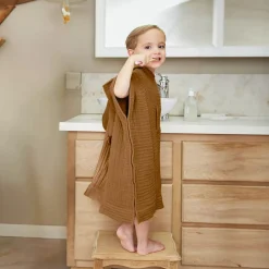 Best Poncho da bagno per bambini in garza di cotone 6/10 anni Gaïa Tessile Arredo Bimbi|Biancheria Bagno