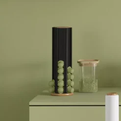 Portacapsule caffè Nespresso Nero e naturale