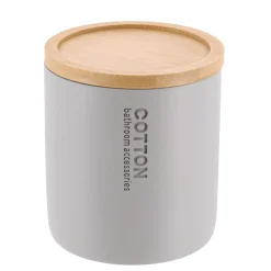 Porta dischetti struccanti Purebamboo Grigio chiaro