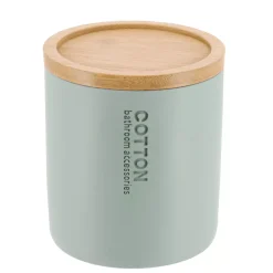 porta dischetti struccanti Purebamboo Verde eucalipto