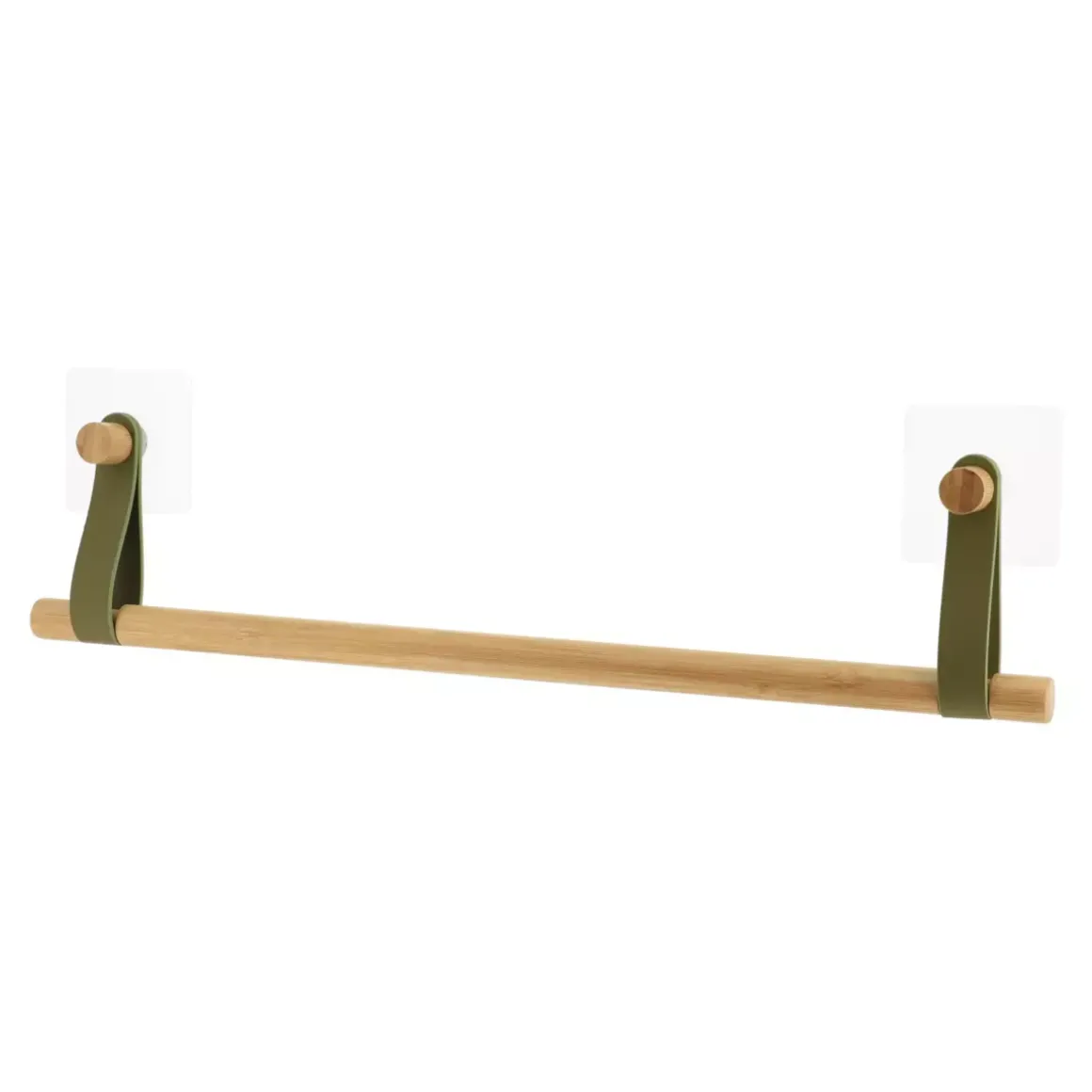 Portasciugamani adesivo a 1 barra (50 cm) Easy Chic Cachi