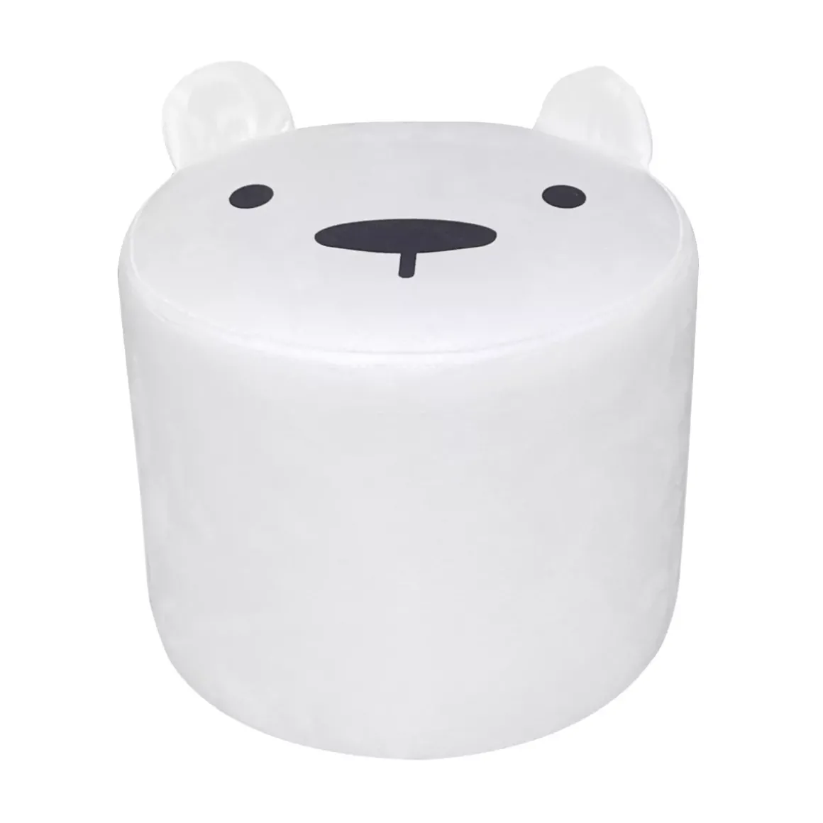 Pouf bambini (Alt 25 cm) Orsetto Bianco