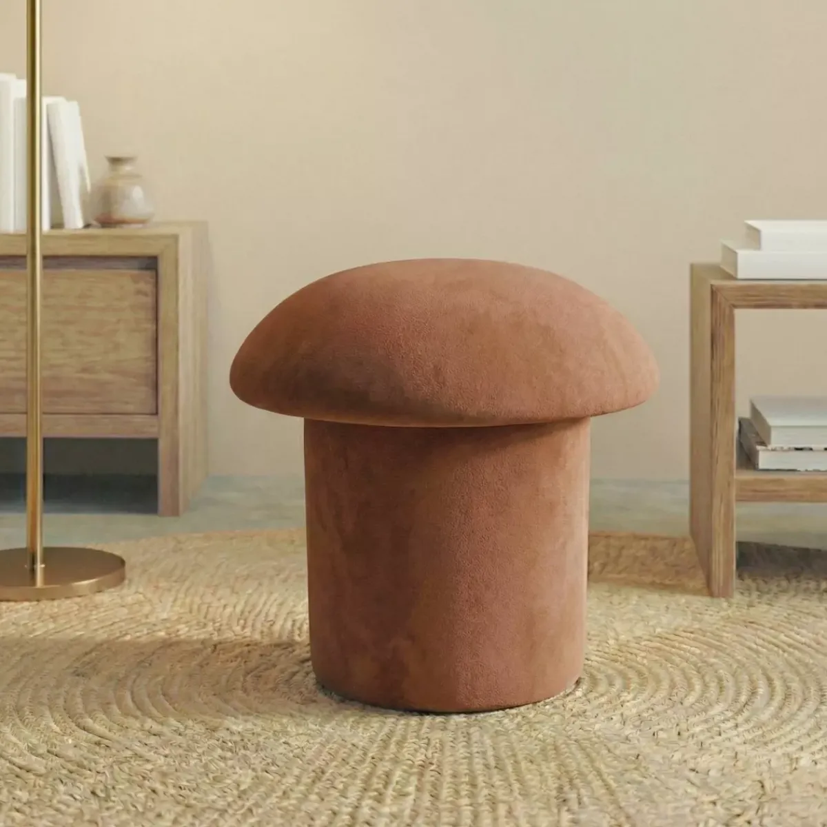 Pouf (H45 cm) Maryline Pouf, Sgabelli, Bar|Pouf, Sgabelli