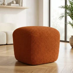Hot Pouf in bouclé (H43 cm) Nyxor Pouf, Sgabelli, Bar|Pouf, Sgabelli