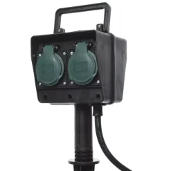 Presa con picchetto da giardino programmabile