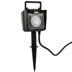 Presa con picchetto da giardino programmabile