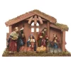 Presepe con natività Saint-Daniel