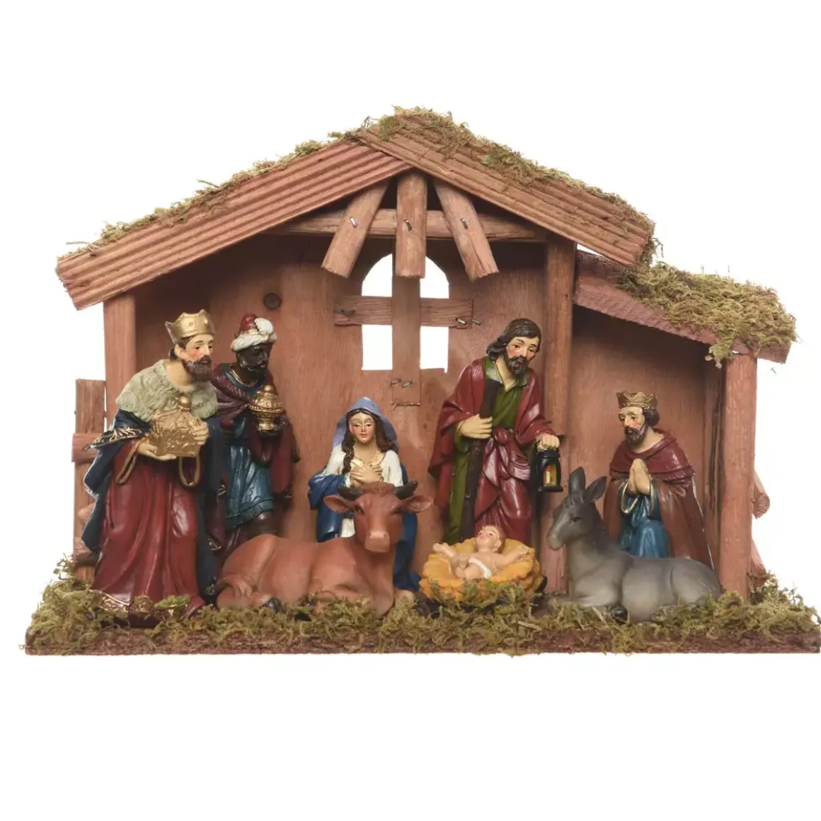 Presepe con natività Saint-Daniel