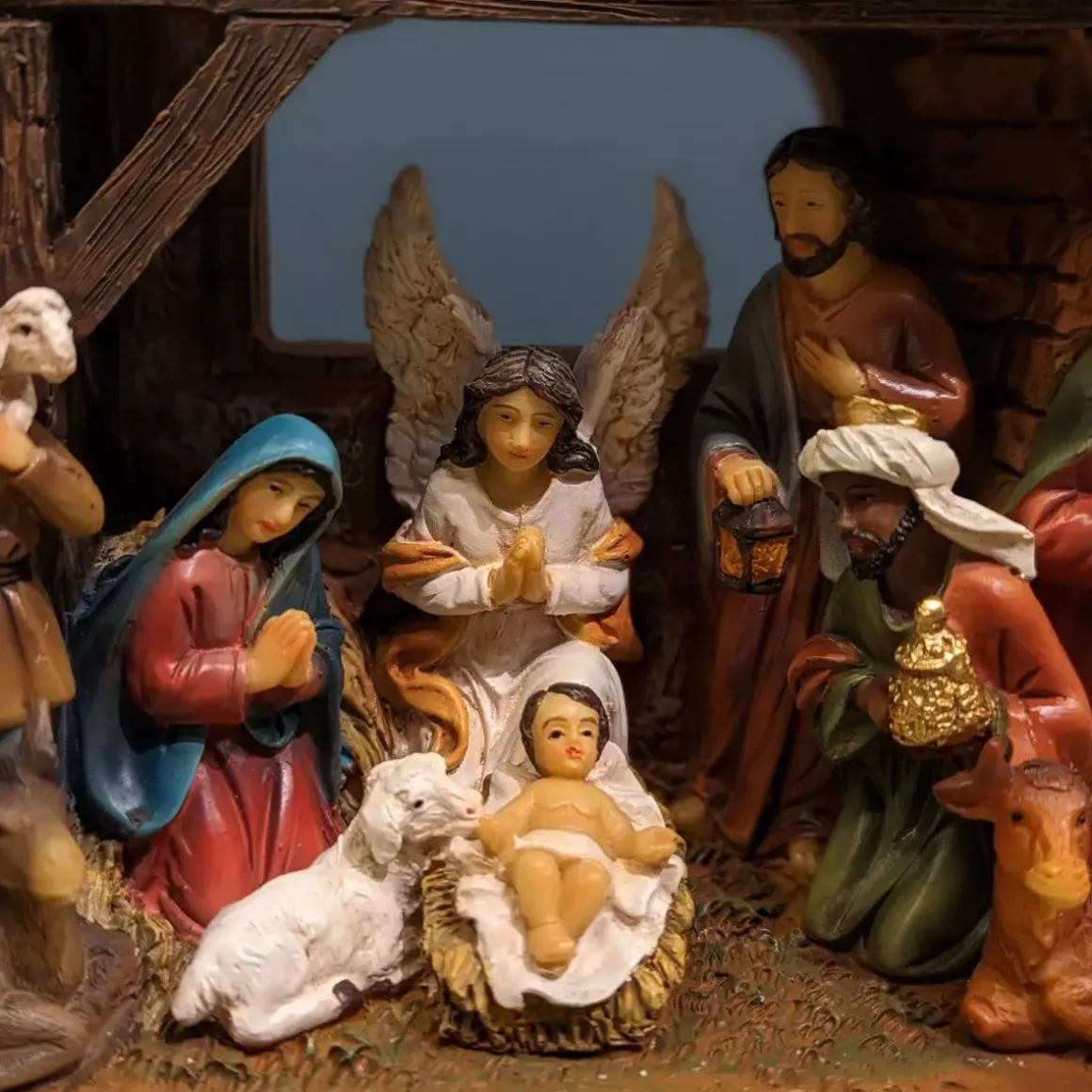 Presepe con natività Sainte-Julia