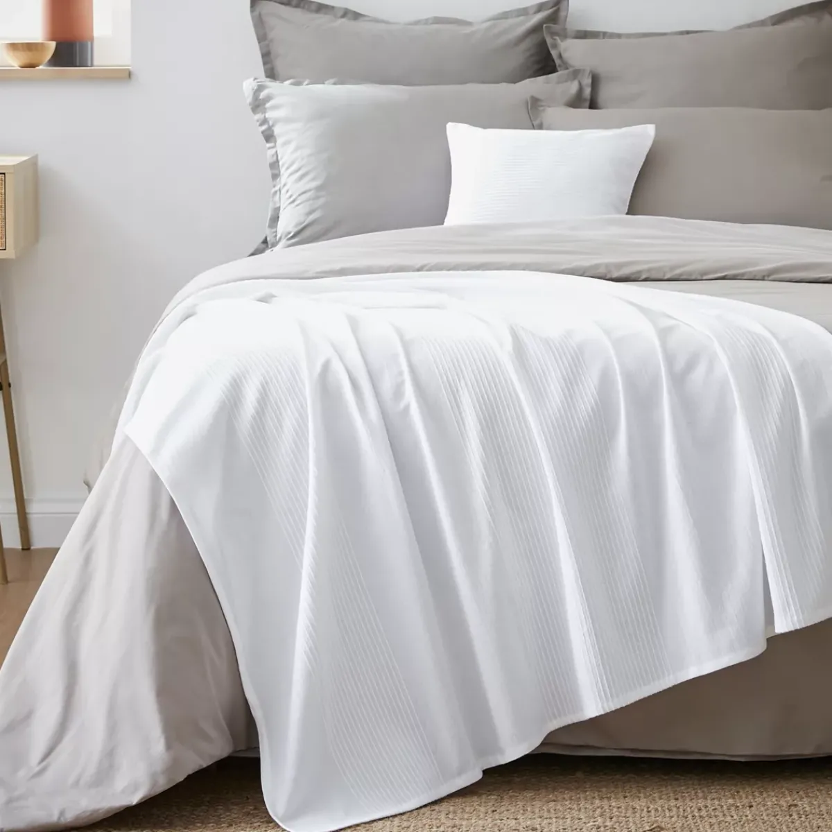 Runner letto cotone Léa Plaid E Teli Copritutto|Copriletti, Trapuntine E Runner Letto