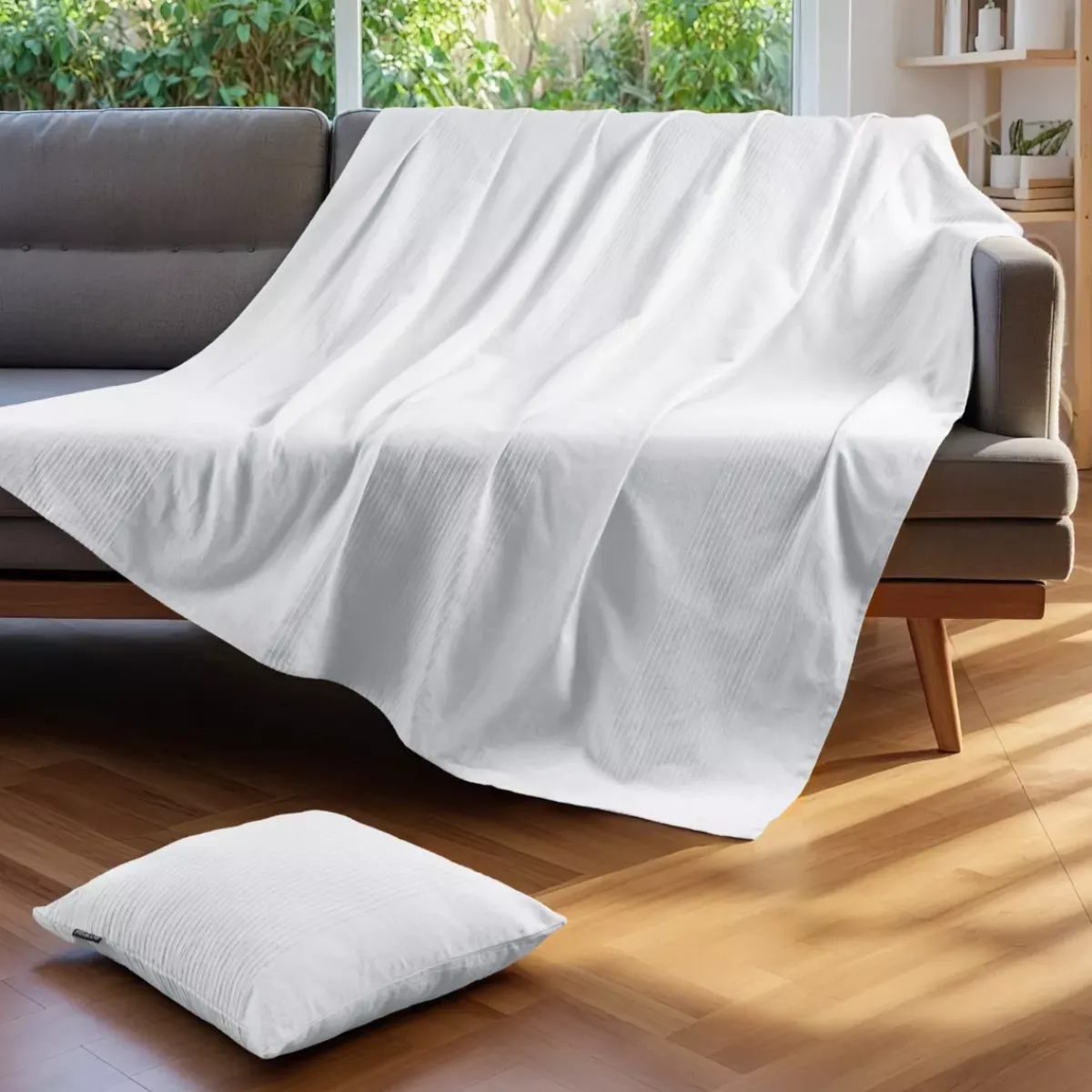 Runner letto cotone Léa Plaid E Teli Copritutto|Copriletti, Trapuntine E Runner Letto