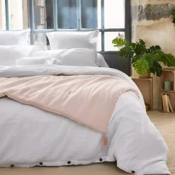 Online Runner letto garza di cotone (150 x 150 cm) Gaïa Copriletti, Trapuntine E Runner Letto