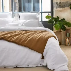 Clearance Runner letto garza di cotone Gaïa Copriletti, Trapuntine E Runner Letto