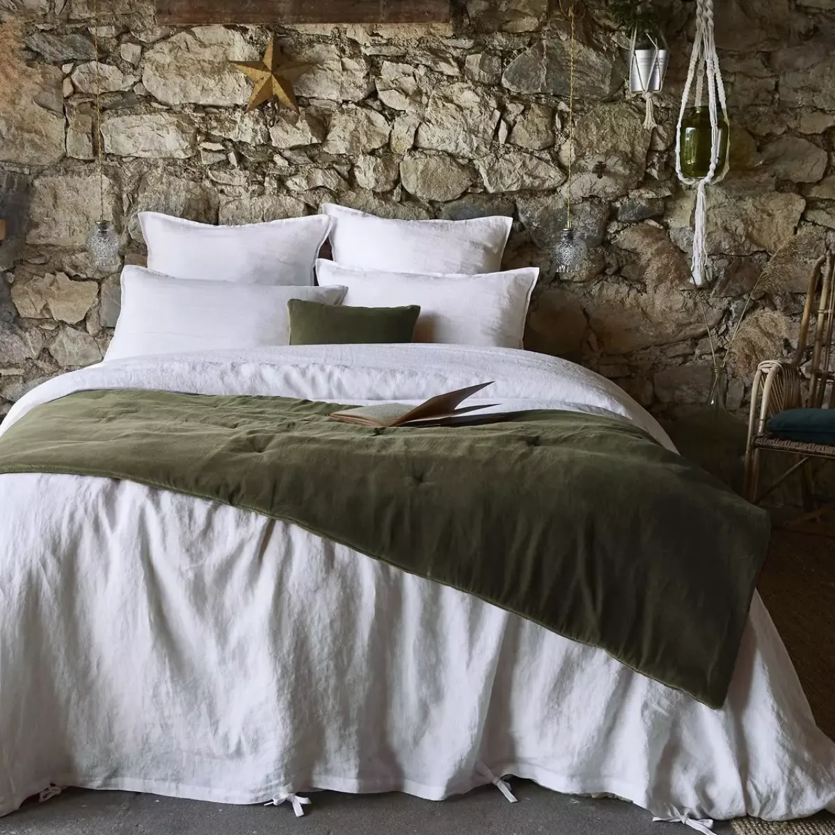 Online Runner letto velluto di cotone (90 x 200 cm) Victor timo Copriletti, Trapuntine E Runner Letto